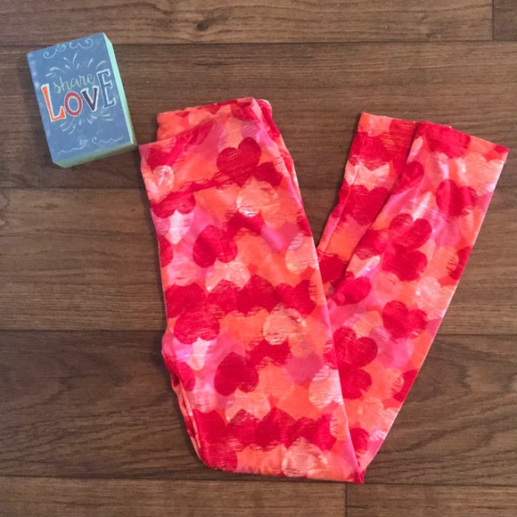 LuLaRoe Pants - 2 for $25 New LuLaRoe Heart 💕 Leggings